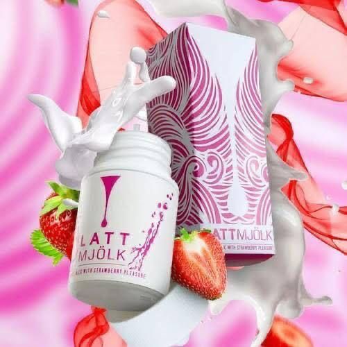 LATTMJOLK SIMPLE MILK STRAWBERRY NIK 3/6
