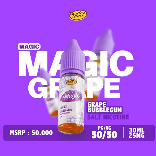 Magic Grape Bubblegum 15ml 25mg