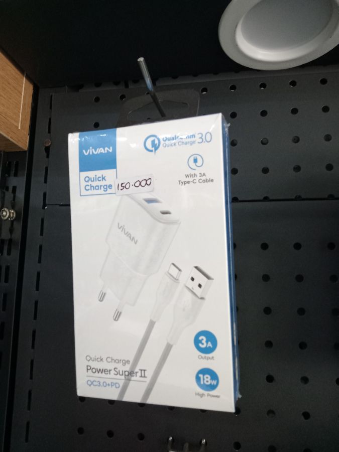 Travel Charger/VIVAN POWER SUPER 2/TYPE-C/18W