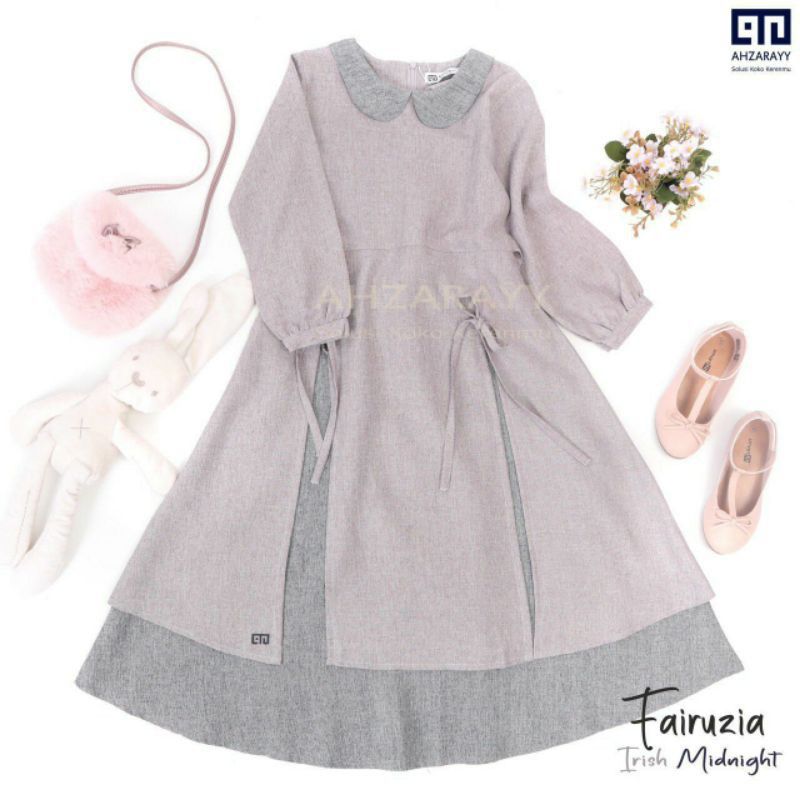 Gamis ahzarayy fairuzia irish midnight baby xl