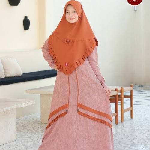 Gamis anv maryam teracota 11