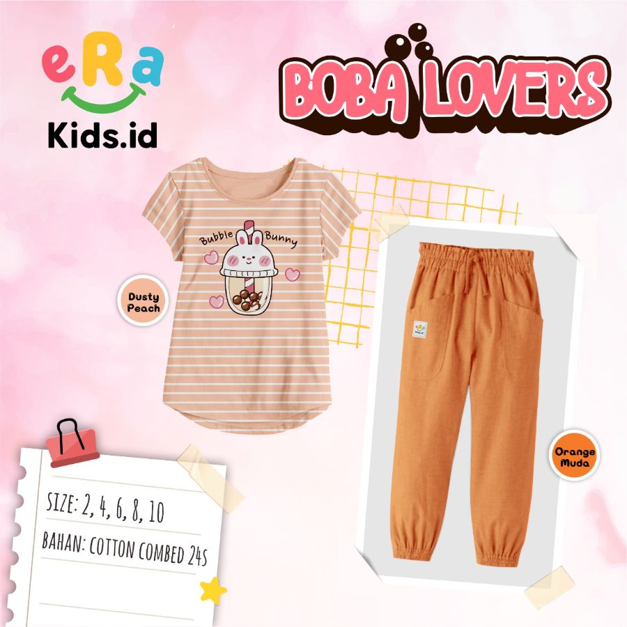 Set erakids boba orange