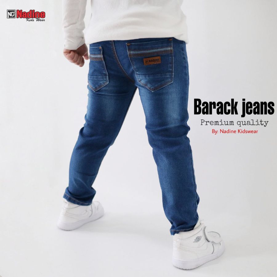 Celana nadine barack drak blue S