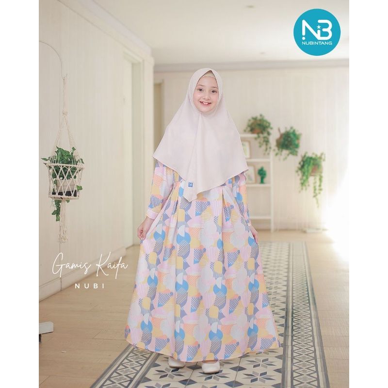 Gamis nubintang kaifa cream M
