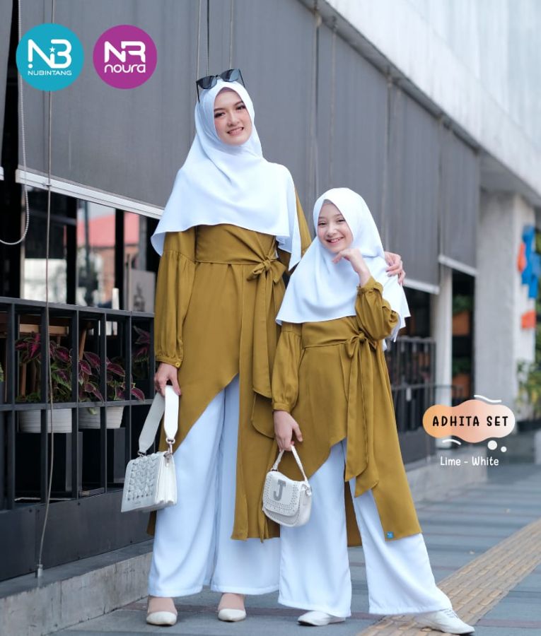 Tunik nubi adhita lime white