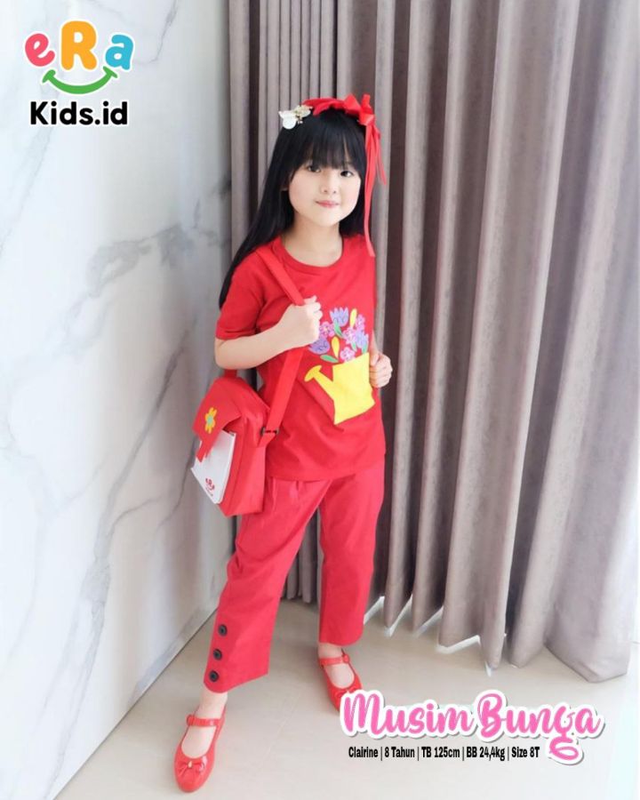 Set erakids musim bunga merah 