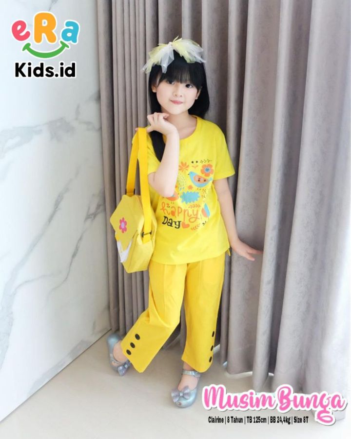 Set erakids musim bunga kuning 