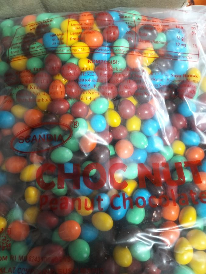 Choc nut peanut coklat