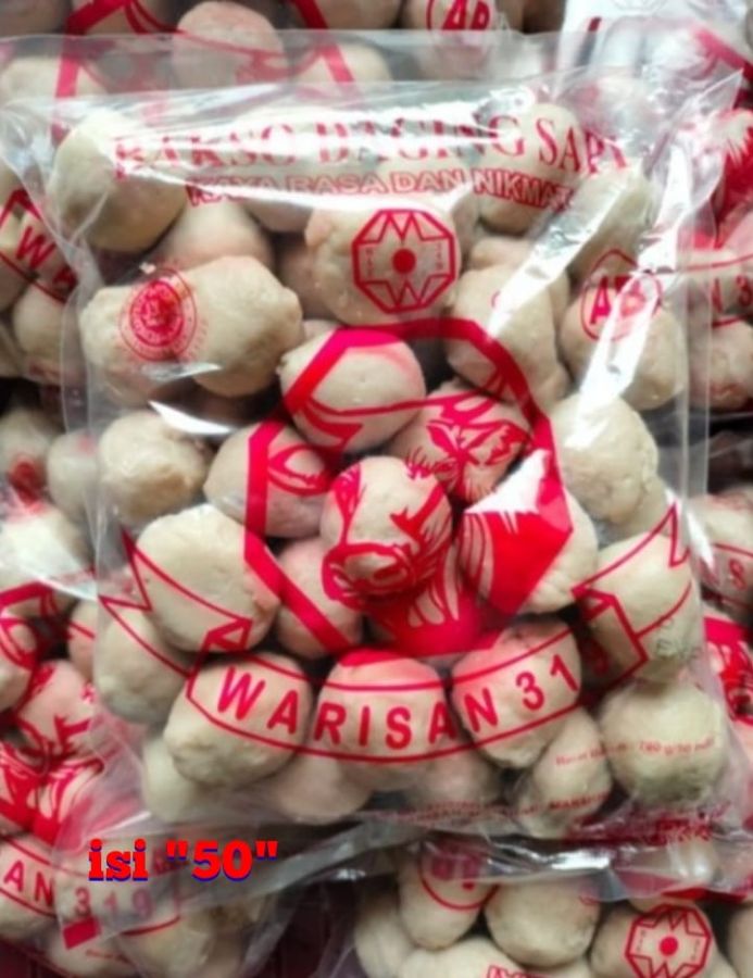 Bakso Daging Sapi Warisan AB isi 50