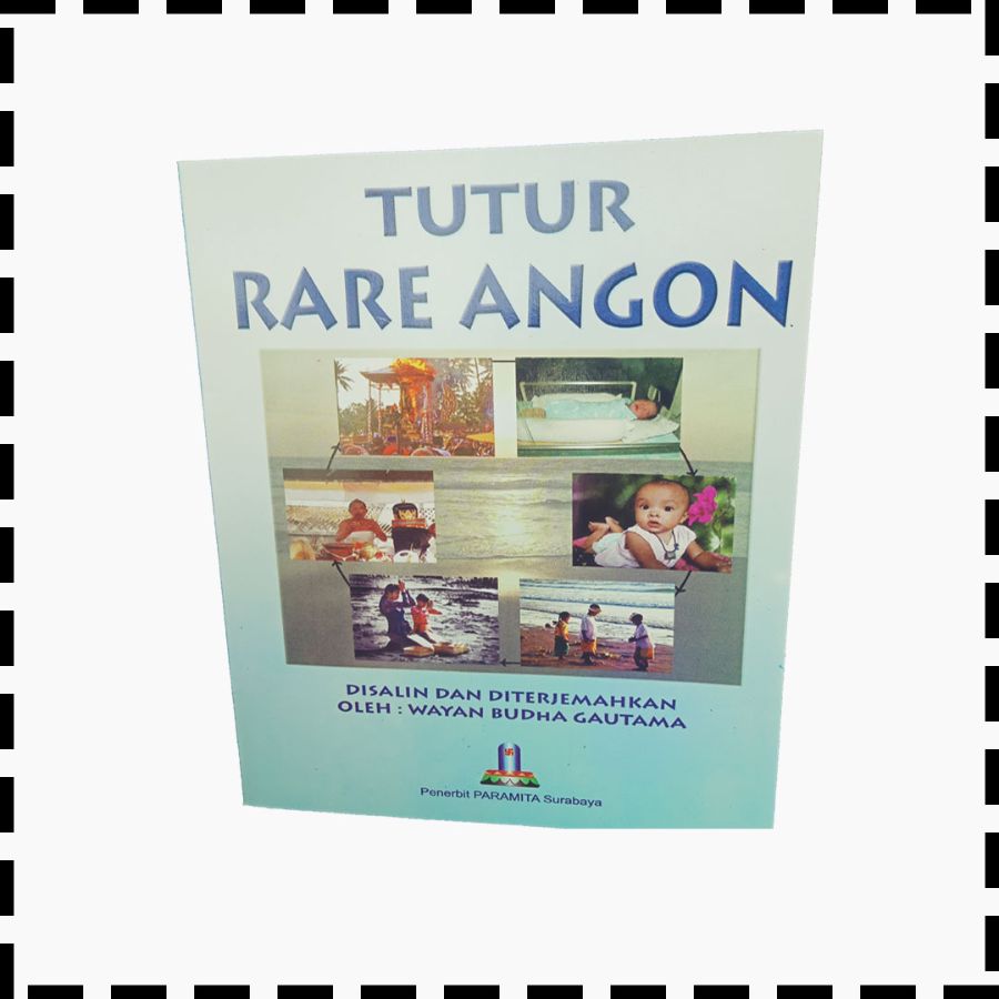 Buku Lontar Tutur Rare Angon Agama Hindu Wayan Budha Gautama