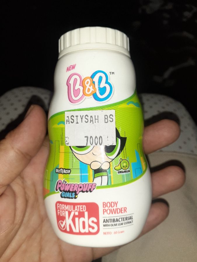 B&B baby powder 60g kiwi melon