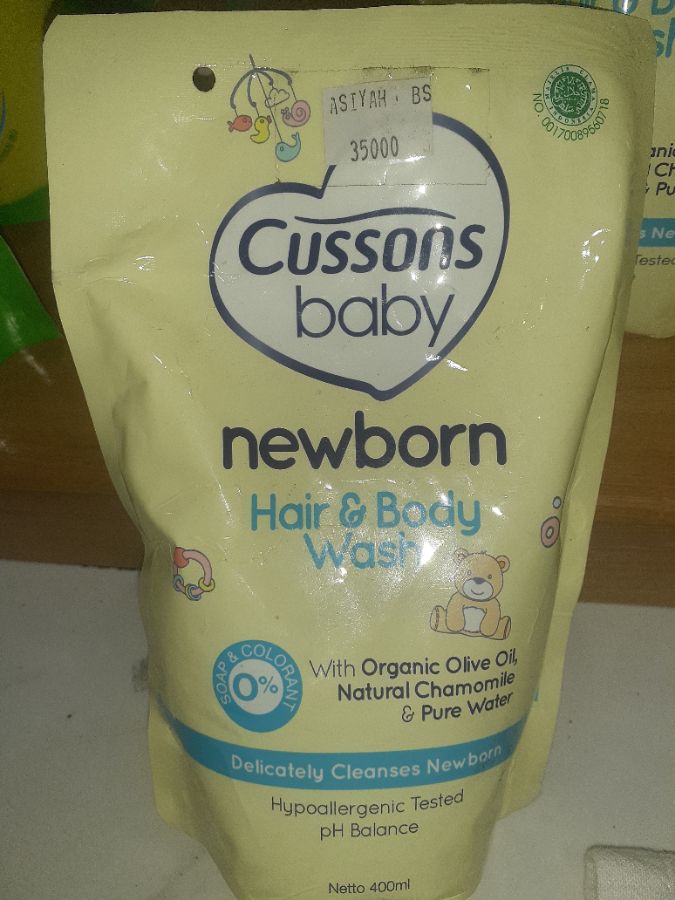 Cussons NB hair&body wash 400ml