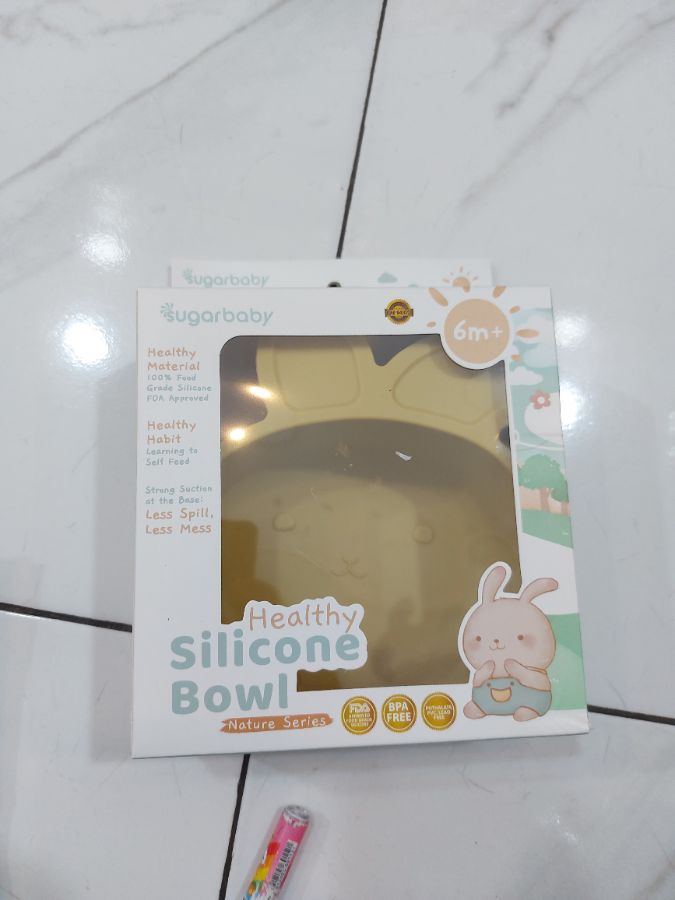 Sugar baby silicone bowl 6m+