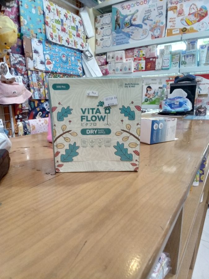 Vita plow dry baby wipes 200pcs