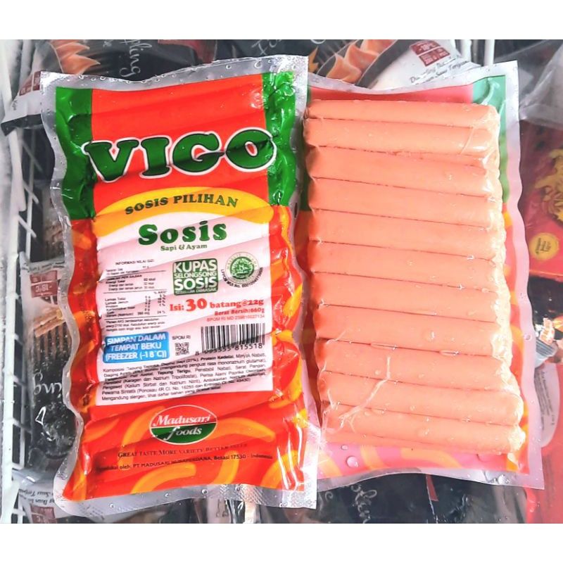 Sosis Vigo isi 30 Berat 630gr