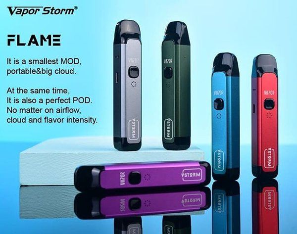 FLAME VAPOR STORM POOD