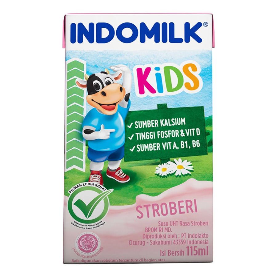 Indomilk kids stroberi