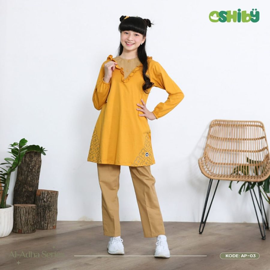 Set OSHIBY ADHA GIRL MUSTARD