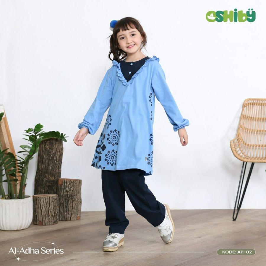 Set oshiby adha girl blue