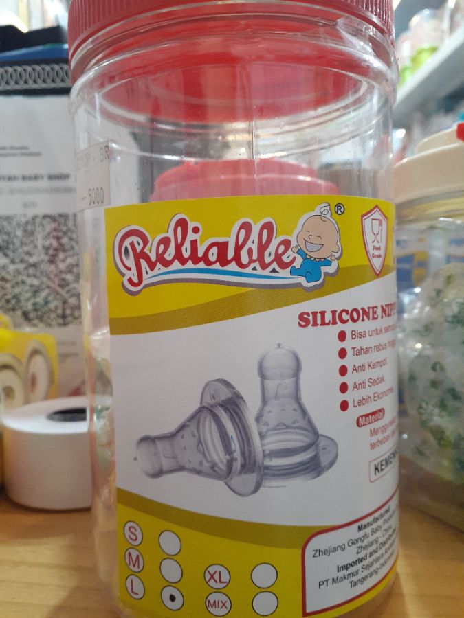 Reliable nipple bulat s,m l