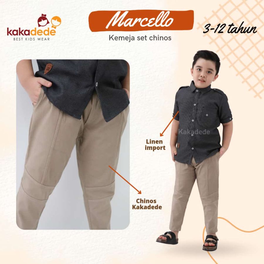 Set kakadede marcello hitam