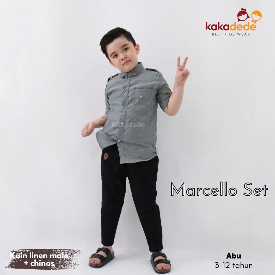 Set kakadede marcello grey