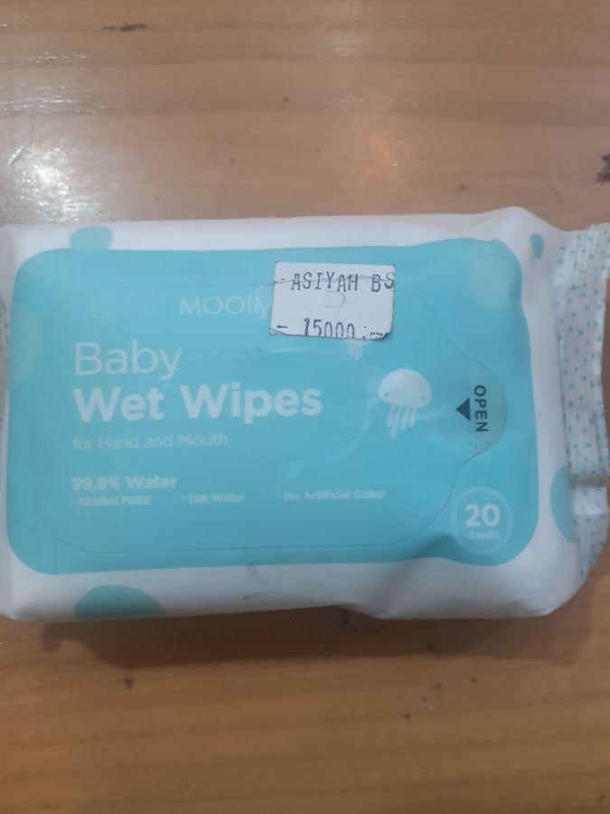 Tisu basah Mooimom 20 sheets