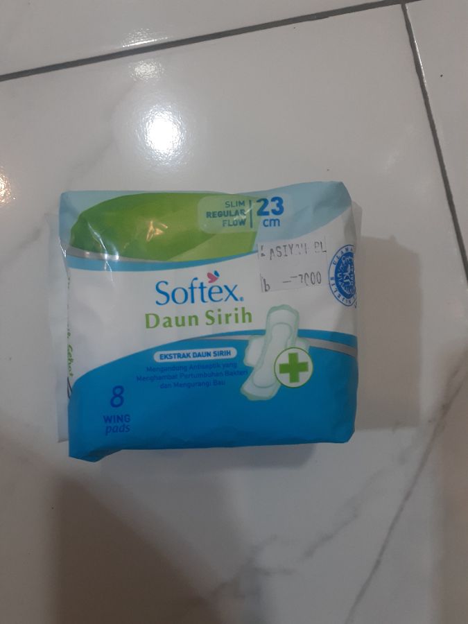 Softex daun sirih sayap 23cm 8