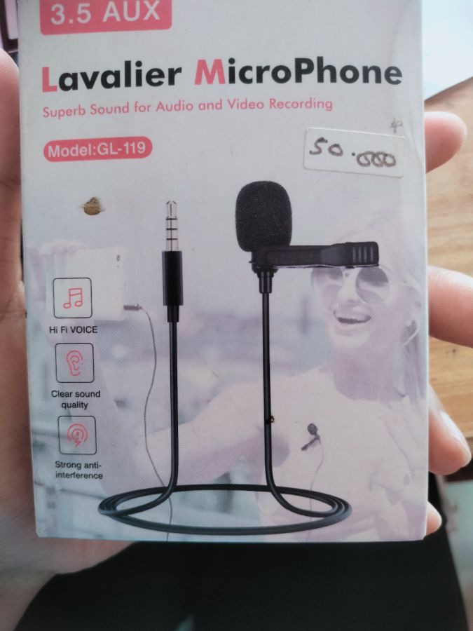  Lavalier MicroPhone For 3.5 AUX GL-119