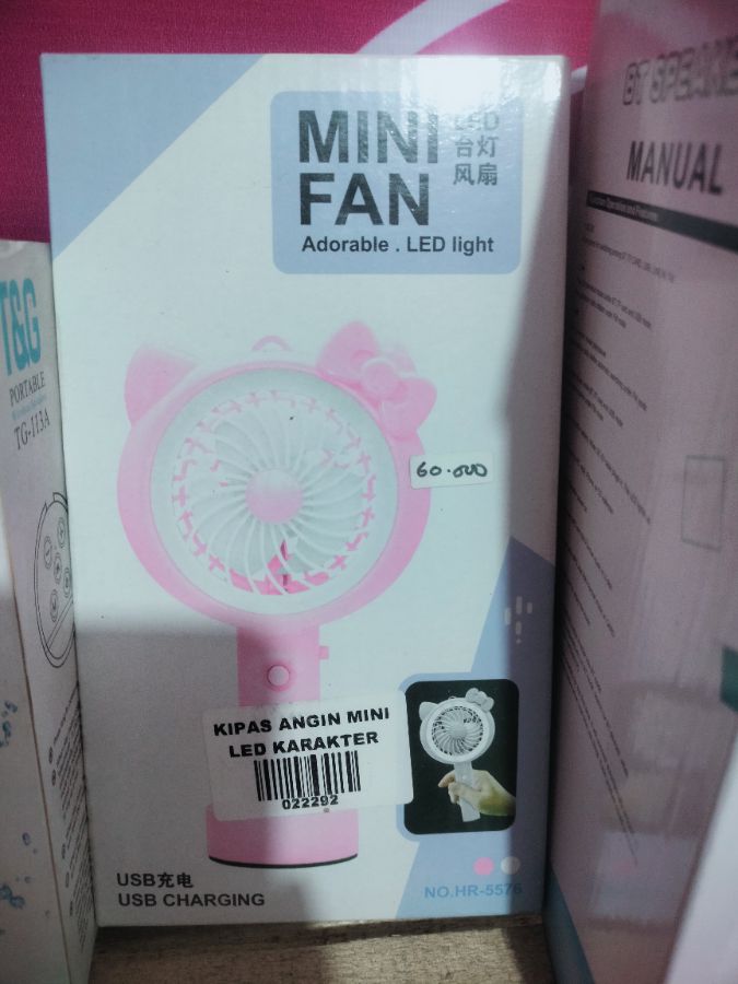 KIPAS ANGIN MINI LED KARAKTER 