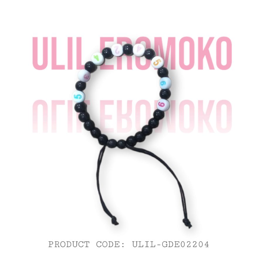 GELANG DEWASA TALI MOTE KARAKTER ANGKA