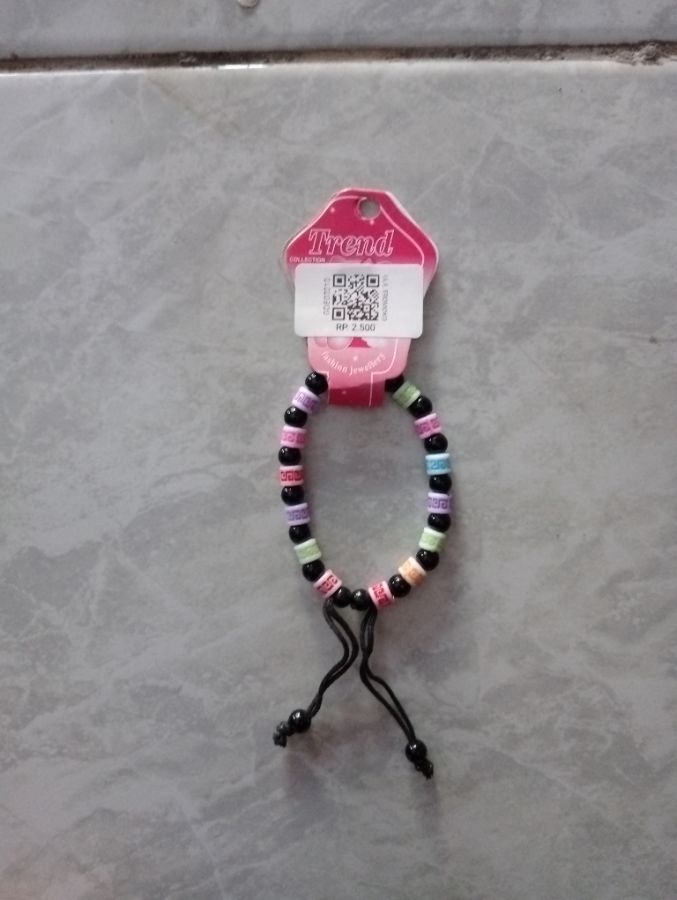GELANG DEWASA TALI MOTE RELIEF RAINBOW