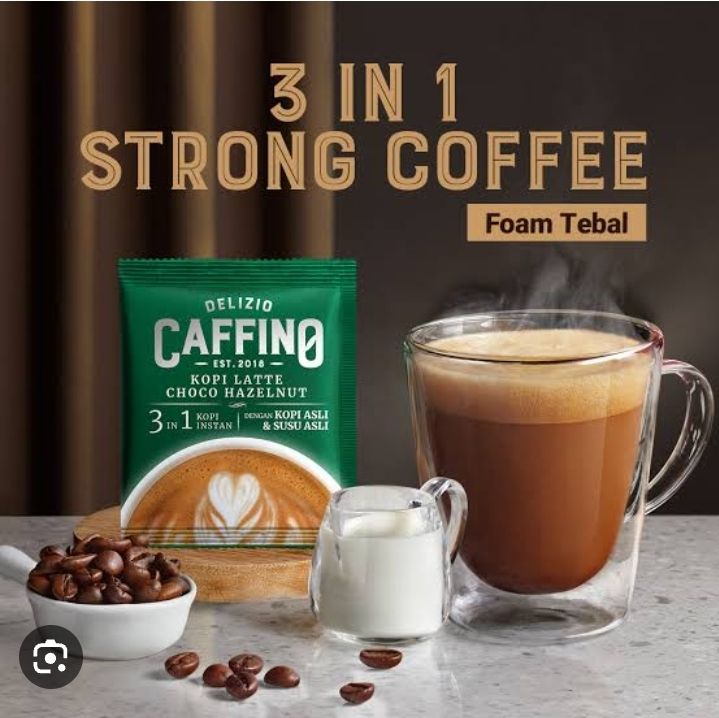 Caffino kopi latte choco hazelnut