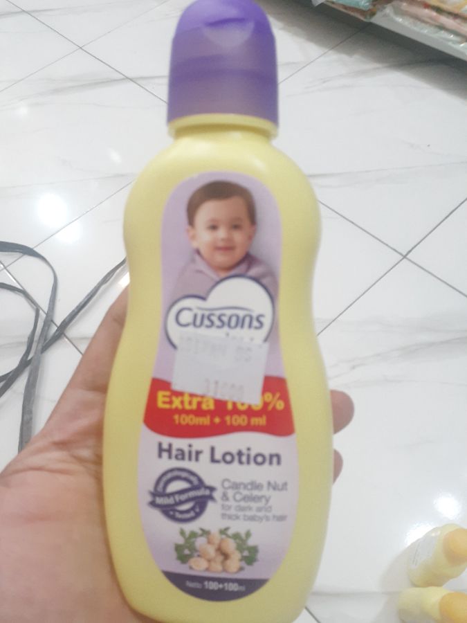 Cussons baby hair lotion 100+100ml