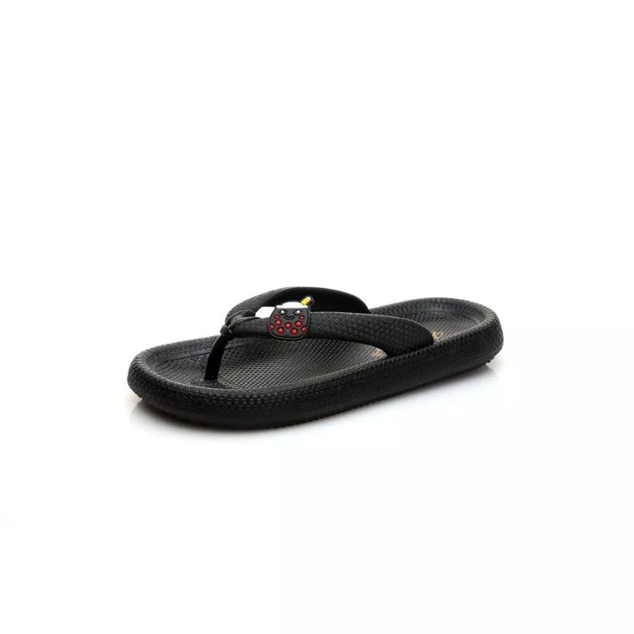  M2288-TG2 WONDERLY Sandal Jepit Anak Perempuan / Sendal Anak Perempuan / Sandal Anak Laki Laki / Sandal Anak Murah / Sandal Anak Karet / Sandal Jepit Anak Variasi: Anak Boba - Black,30/31 (20CM)