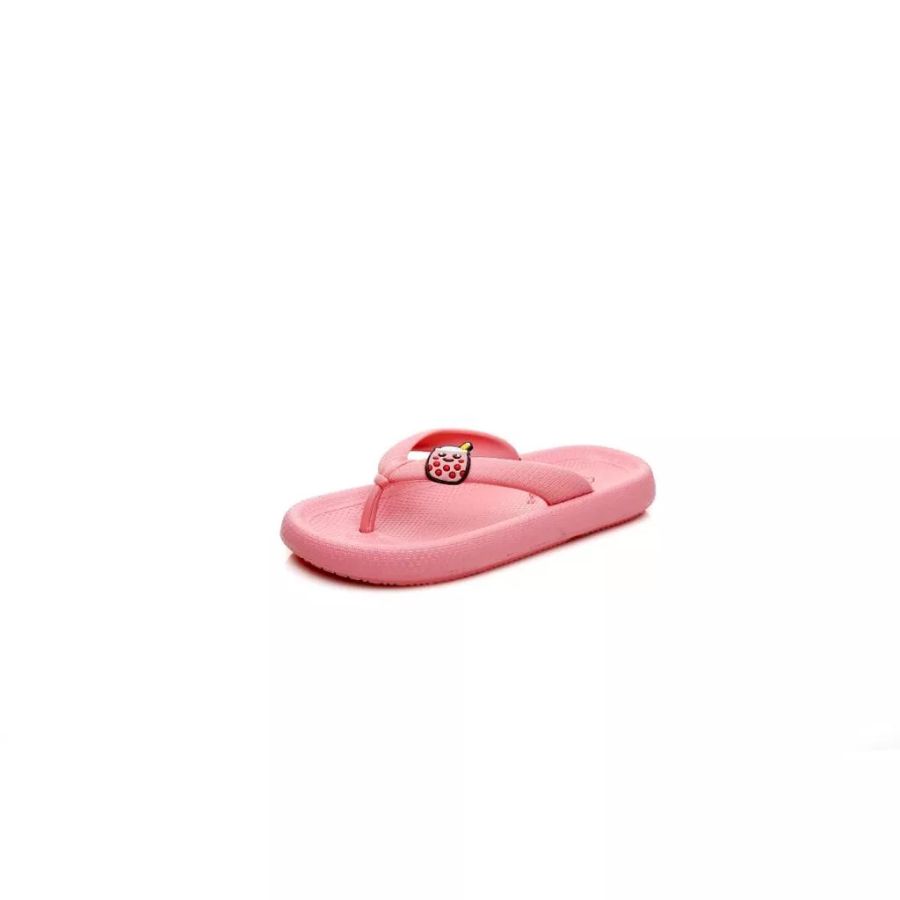  M2288-TG2 WONDERLY Sandal Jepit Anak Perempuan / Sendal Anak Perempuan / Sandal Anak Laki Laki / Sandal Anak Murah / Sandal Anak Karet / Sandal Jepit Anak Variasi: Anak Boba - Peach,32/33 (21CM)
