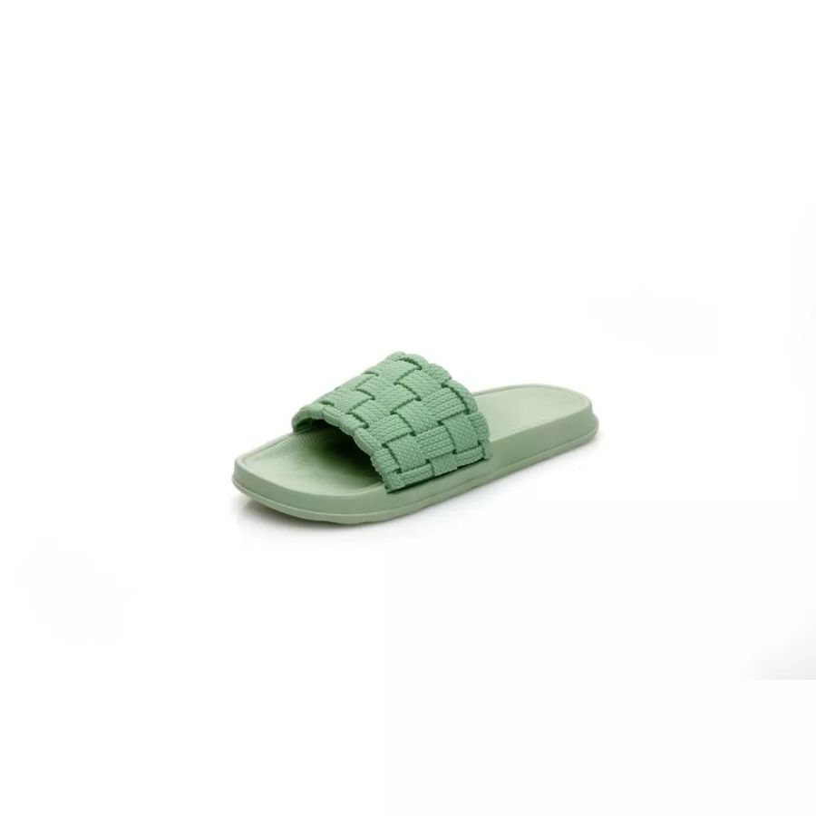 V202-A42 WONDERLY Sandal Jelly Wanita Wonderly / Sendal Selop Karet Wanita / Sandal Slides Wanita / Sandal Rajut Wanita / Sendal Slides / Sandal Rumah Karet / Sandal Santai Variasi: GREEN,36/37 (23.8