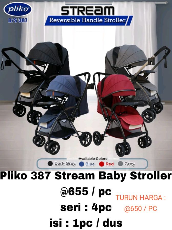 Stroller pliko BS 387 STREAM 