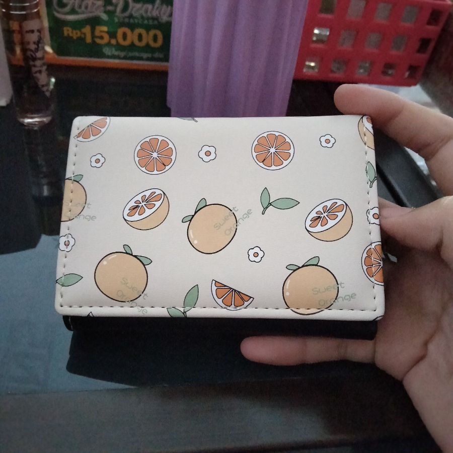 Dompet S. Orange Hitam 