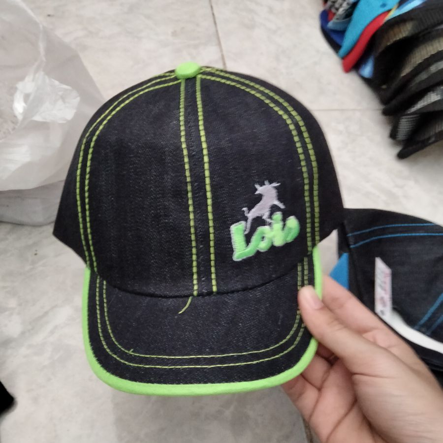 Topi Tuwil Denim Lois Hijau