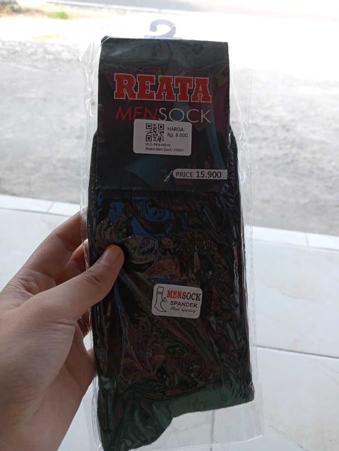 Reata Men Sock/ Hitam