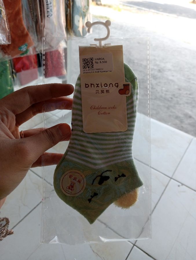 Bhxiong Kaus Kaki Anak Karakter 1-4