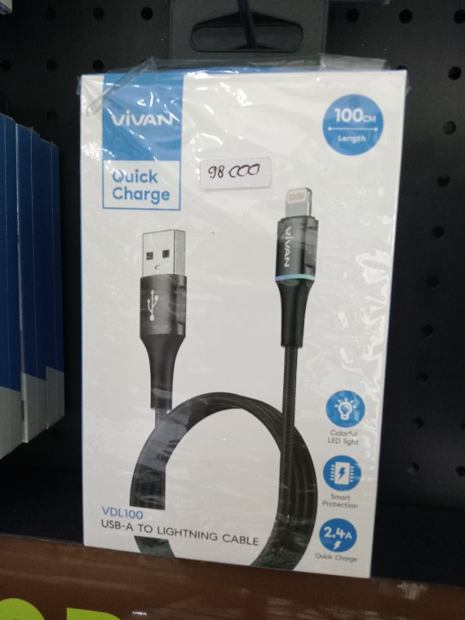 Kabel Data/VIVAN VDL100/LIGHTNING/100CM/2.4A