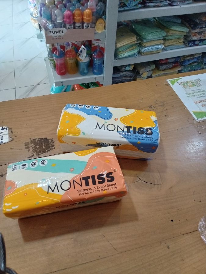 Tisu montiss 200 sheets buy 1 get 2