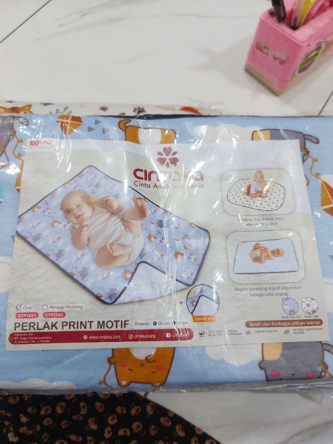Perlak kotak print cintaka