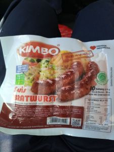 Kimbo Mini 10 btg Sosis Bratwurst 500gr 