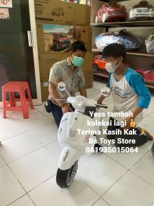 M 288 Putih Motor Vestic no Garansi