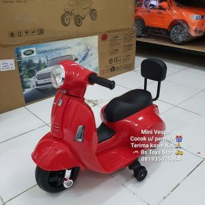 M 788 Merah Motor Mini Vespa Lisensi no Garansi