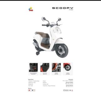 M 999 Putih Honda Scoopy Lisensi no Garansi 