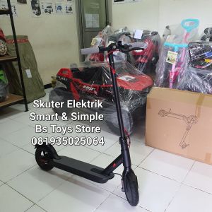 Skuter Listrik Hitam Manual ,Aplikasi